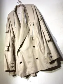 希少☆ジュンヤワタナベ ベージュ トレンチコート 再構築 コレクション