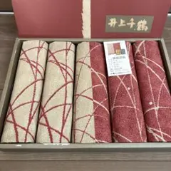 井上千鶴　座布団カバー　5枚セット　55×59cm　西川産業　日本製