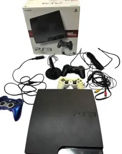 【完全ジャンク】PS3本体 ＆ コントローラー3個 箱付 修理部品取り用