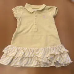 ラルフローレン半袖ワンピース　6M 70cm 黄色