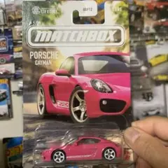マッチボックス ポルシェ 981 ケイマン ピンク ヨーロッパ アソートのサムネイル