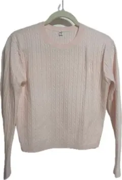 UNIQLO ミニケーブルクルーネックセーター