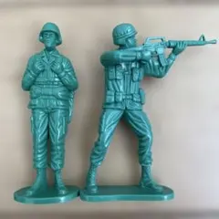 ミリタリー フィギュア 兵士 2体セット　アーミーメン