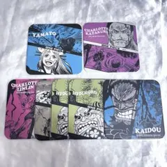 ワンピース　アートコースター　ヤマト　カタクリ　カイドウ　ビッグマム　他