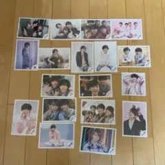 【美品】なにわ男子 道枝駿佑 長尾謙杜 西畑大吾 公式写真 18枚セット
