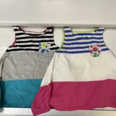 チュニック ワンピース トップス グローバルワーク 双子 2枚セット