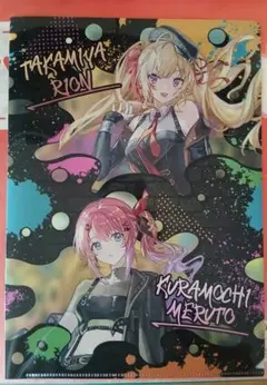 Nijisanji 高宮リオン 倉持メルト クリアファイル　ローソン