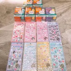 【正規品】サンリオ ボンボンドロップシール 第二弾8種+ちいかわヴィックスケース