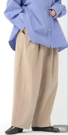 studio CLIP《days》ヴィンテージサテン風パンツ