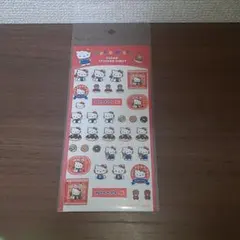 サンリオ　透明シールシート　おやつパーティー　ハローキティ