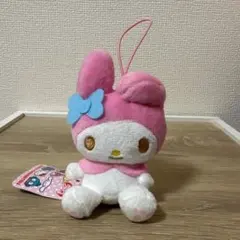 マイメロディ ぬいぐるみ ストラップ付き 約10cm