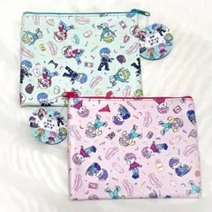 おそ松さん 100円ショップ フラットポーチ 2種