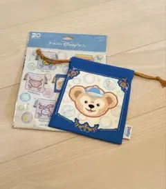 ハートフェルトレターズオブフレンドシップ きんちゃく 巾着 ダッフィー