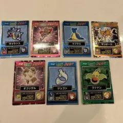 ポケモン　ゲットカード　７枚セットのサムネイル