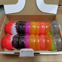 カラフルカプセル空ケース１１個『中古品』
