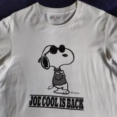 スヌーピー Tシャツ JOE COOL IS BACK◀Ｌ表▶XL相当