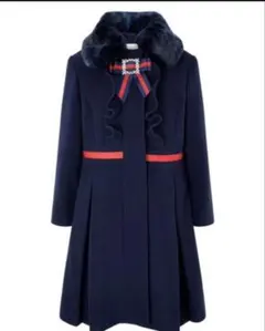 MONSOON ネイビーコート 7-8歳用