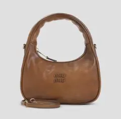 MIU MIU ミュウミュウ レザー ハンドバッグ ロゴ 新品未使用正規品