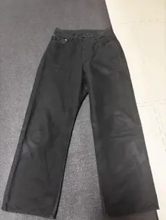 Graphpaper ブラック 和紙デニムパンツ
