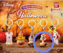 ディズニーキャラクター めじるしアクセサリー ハロウィン デール 2つ