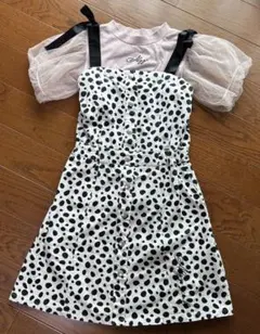 値下げ　アルジー　半袖Tシャツとジャンパースカート　２点セット