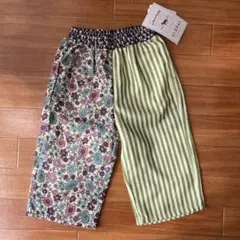 【新品未使用】しまむら　aiarai パッチワークパンツ　90