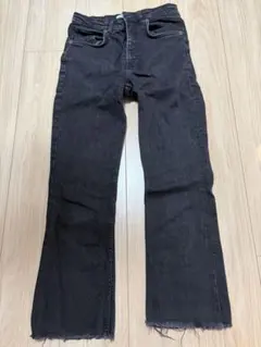 ZARA ブラック ブーツカットデニム 38
