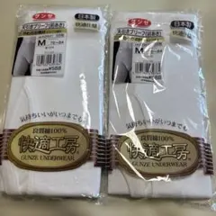 グンゼ 快適工房 天引きブリーフ（前あき）Mサイズ 2枚セット 綿100新品