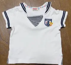Familiar 半袖Tシャツ セーラー襟デザイン 100 - メルカリ