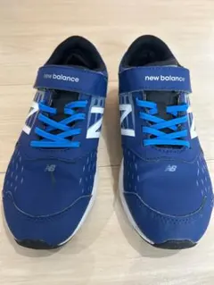 New Balance HANZO 青 スニーカー ベルト付き