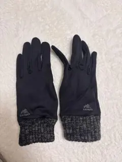 アウトドア用手袋 黒 伸縮性　スノボ　スキー