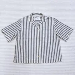 MHL マーガレットハウエル コットンリネン ストライプシャツ - メルカリ