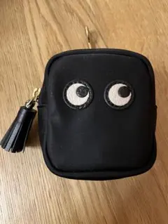 ANYA HINDMARCH アイズ ポーチ イヤホンケース ブラックのサムネイル