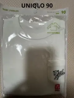 UNIQLO クルーネックTシャツ 長袖　90