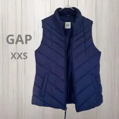 GAP◇◆ベスト 中綿ベスト キルティング ネイビー XXSサイズ