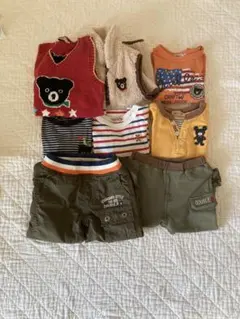 お値下げ⭐︎ミキハウス 長袖Tシャツ　長ズボン　まとめ売り