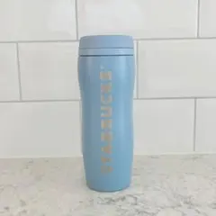 スターバックス☆ カーブドステンレスボトル ブルーグレー 355ml