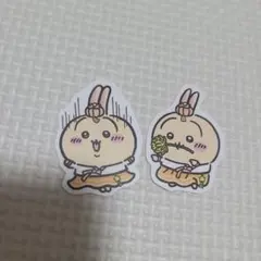 ちいかわ うさぎ KOREA 韓国 ステッカー 2枚セット