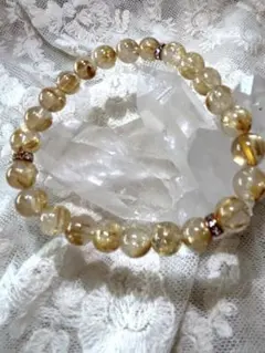 天然石⭐️タイチン　ゴールドルチル