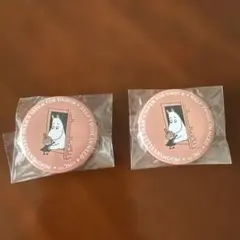 ムーミン 缶バッジ 2個セット