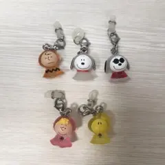 PEANUTS めじるしアクセサリー　5点セット　ガチャ　スヌーピー