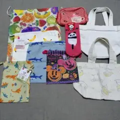 キャラクター巾着 ポーチ トートバッグ まとめ売り