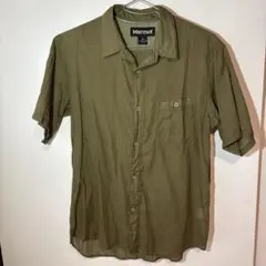 Marmot 半袖シャツ XL オリーブグリーン