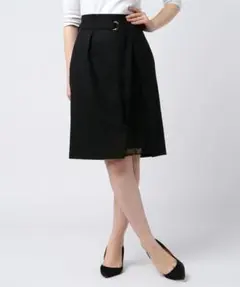 12Twelve Agenda インナープリーツレースタイトスカート