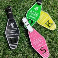 モーテル ゴルフ ネームプレート 切り文字 透明 カラー5色 サイズ