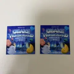 【万博限定】おばけワンダーランド キャラクターシール 2枚セット