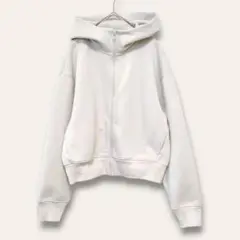 【ユニクロ】ドライスウェットフルジップパーカ　ライトグレー　M　完売品　人気