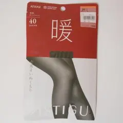 ASTIGU　タイツ　暖　40デニール　ゆったりサイズ　JM-L　1足