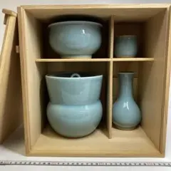 青磁　花瓶　富田幸治郎　陶器　花器　壺　阪急　記念品 2026年最新】富田幸治郎の人気アイテム - メルカリ