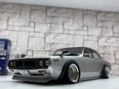 1/43　スカイライン改　ケンメリ4Dr　SSRマークⅢ　アルミ製　深リム 1/43 スカイライン改 ケンメリ4Dr SSRマークⅢ アルミ製 深リム